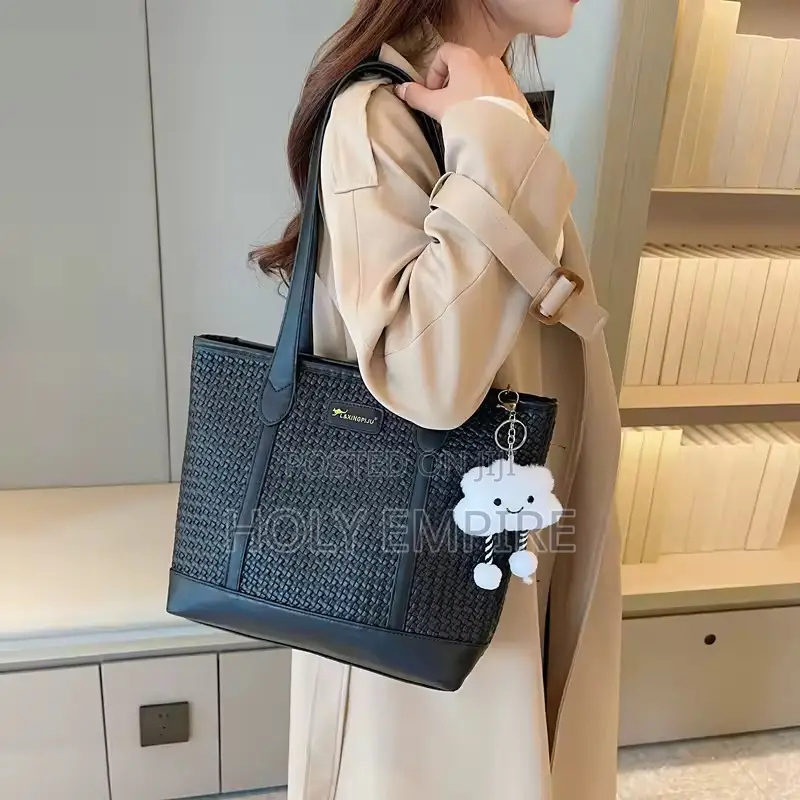 Designer Luxury Bag Simple Large Capacity Woven Leather Women's Tote