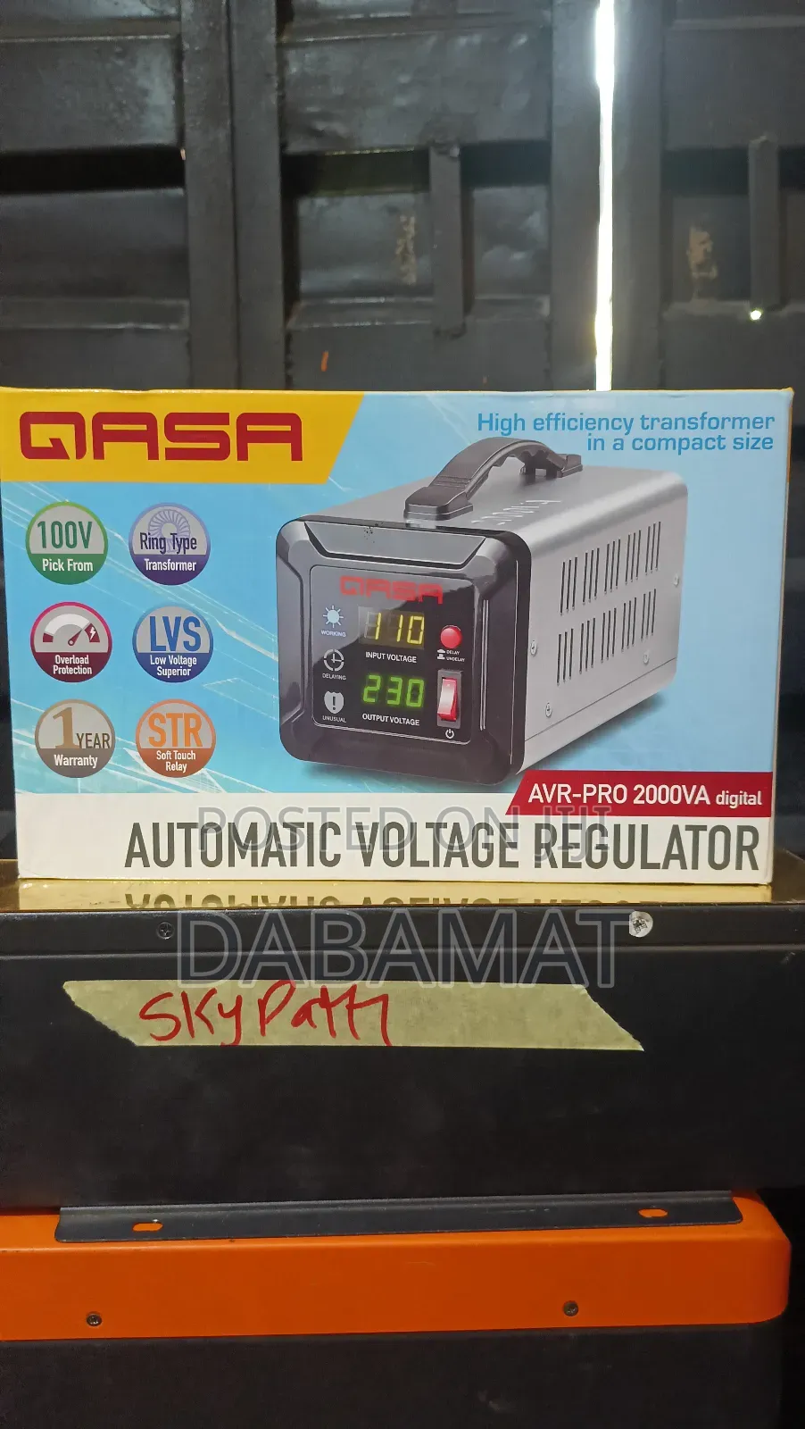 Qasa 2kva (2000w) Digital Automatic Voltage Regulator