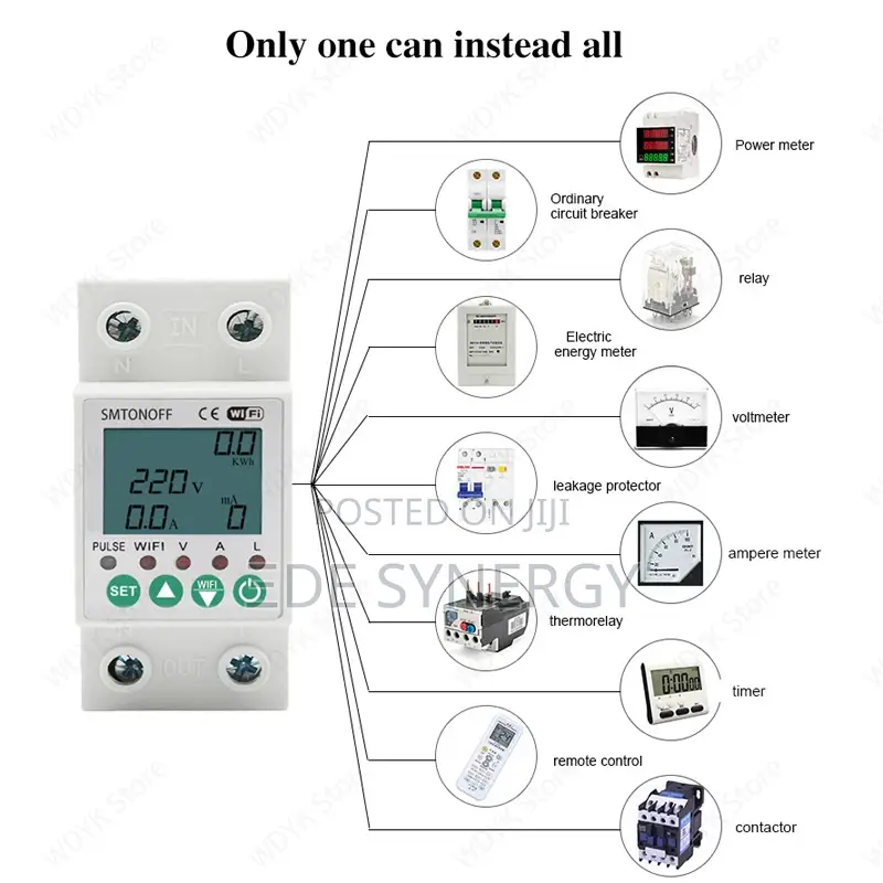 Tuya Smart Wifi Smart Energy Meter Power Meter