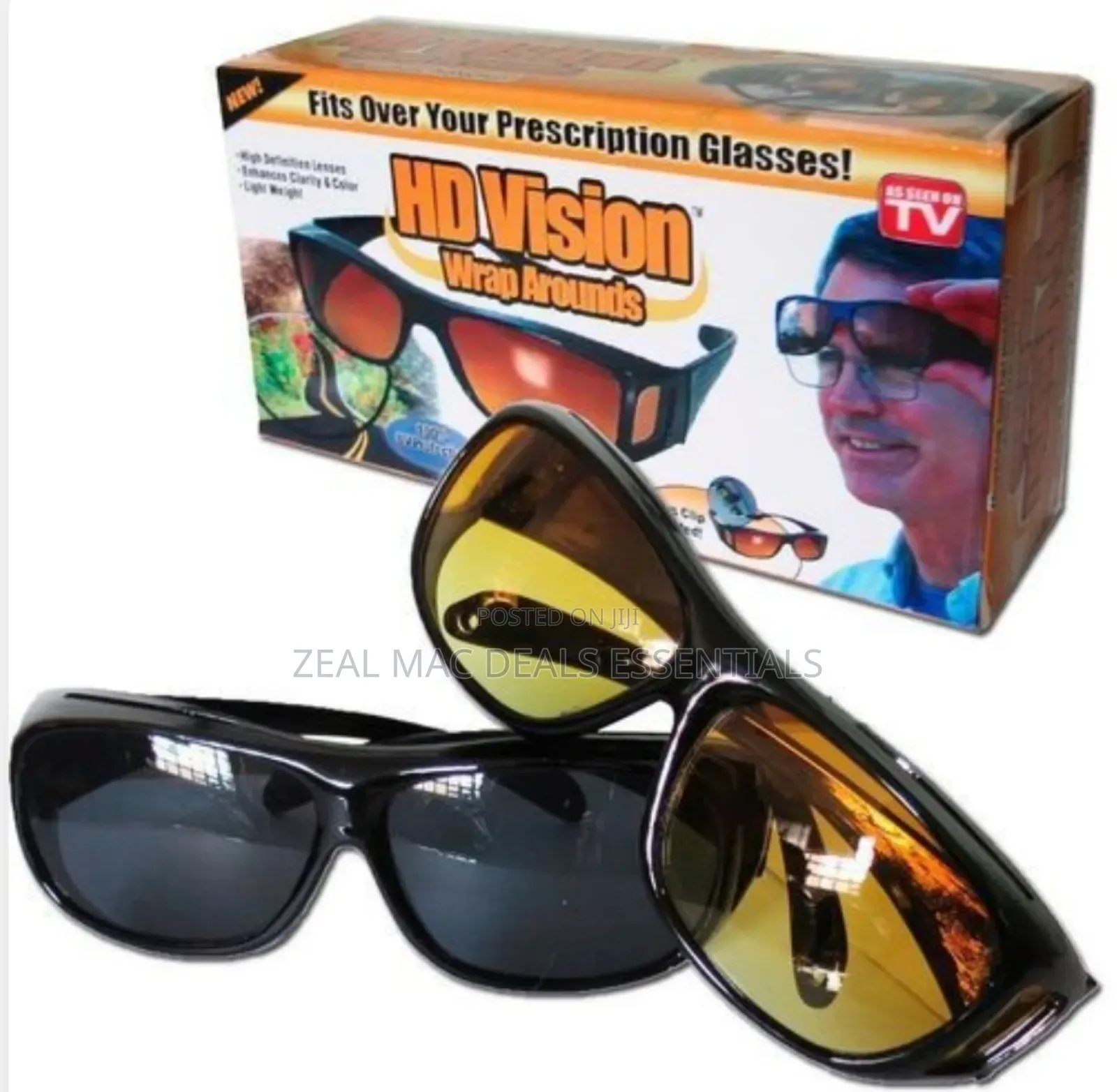 Day and Night Driving Eyeglass. 2in1