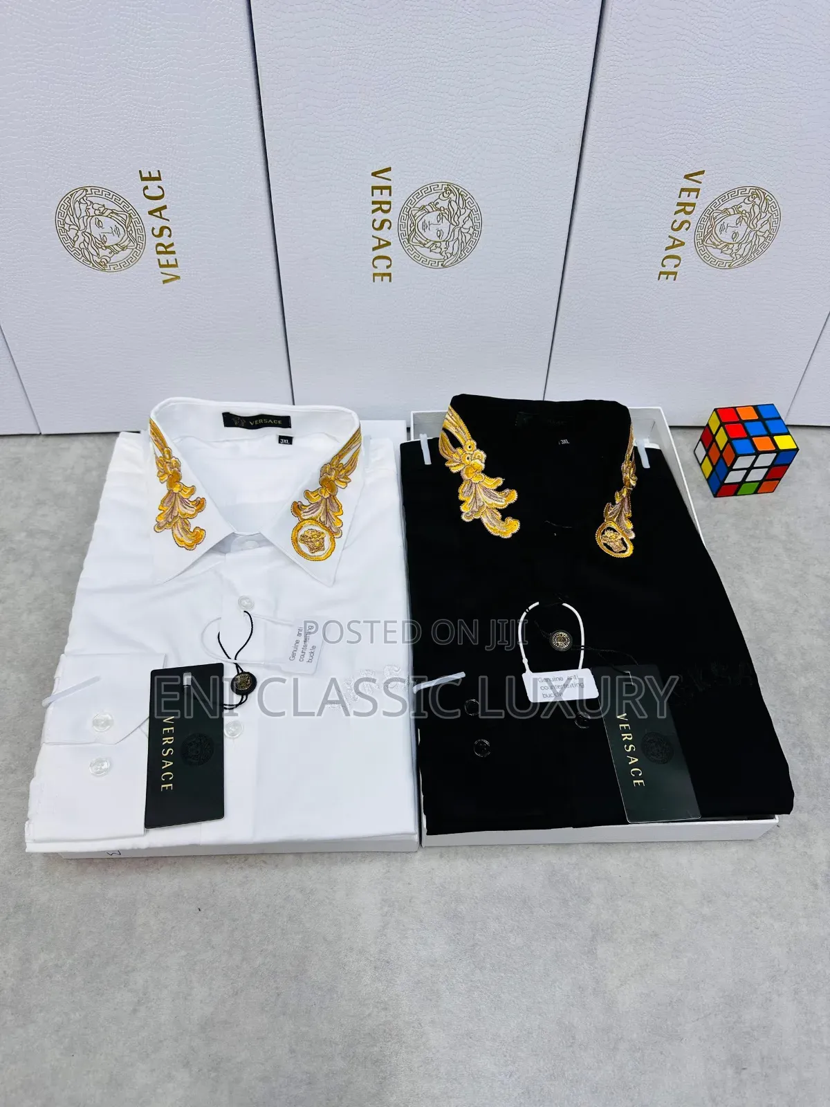 Pure Quality Luxury Designer Men's Shirts Versace Well Branded Package