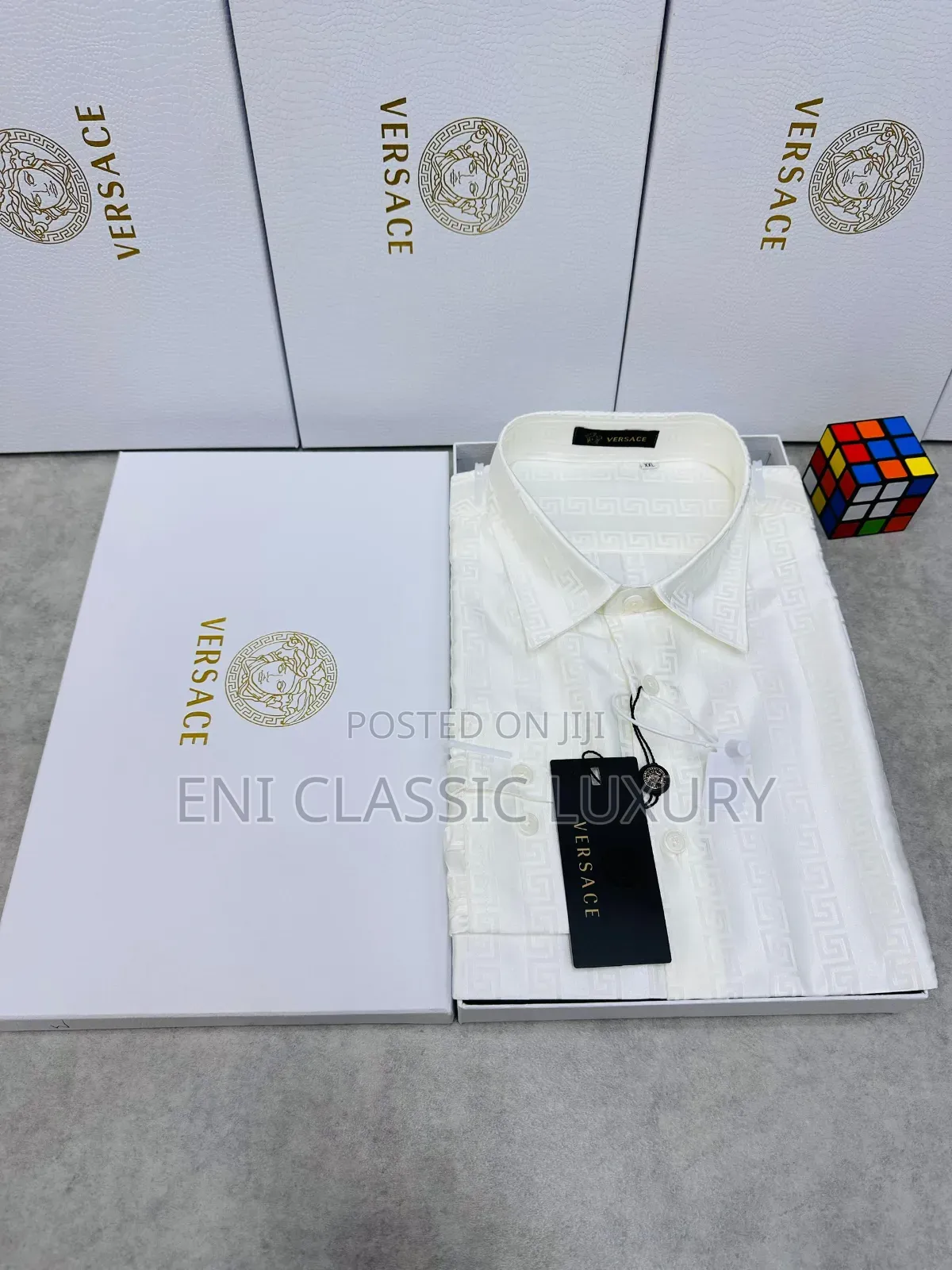 Pure Quality Luxury Designer Men's Shirts Versace Well Branded Package