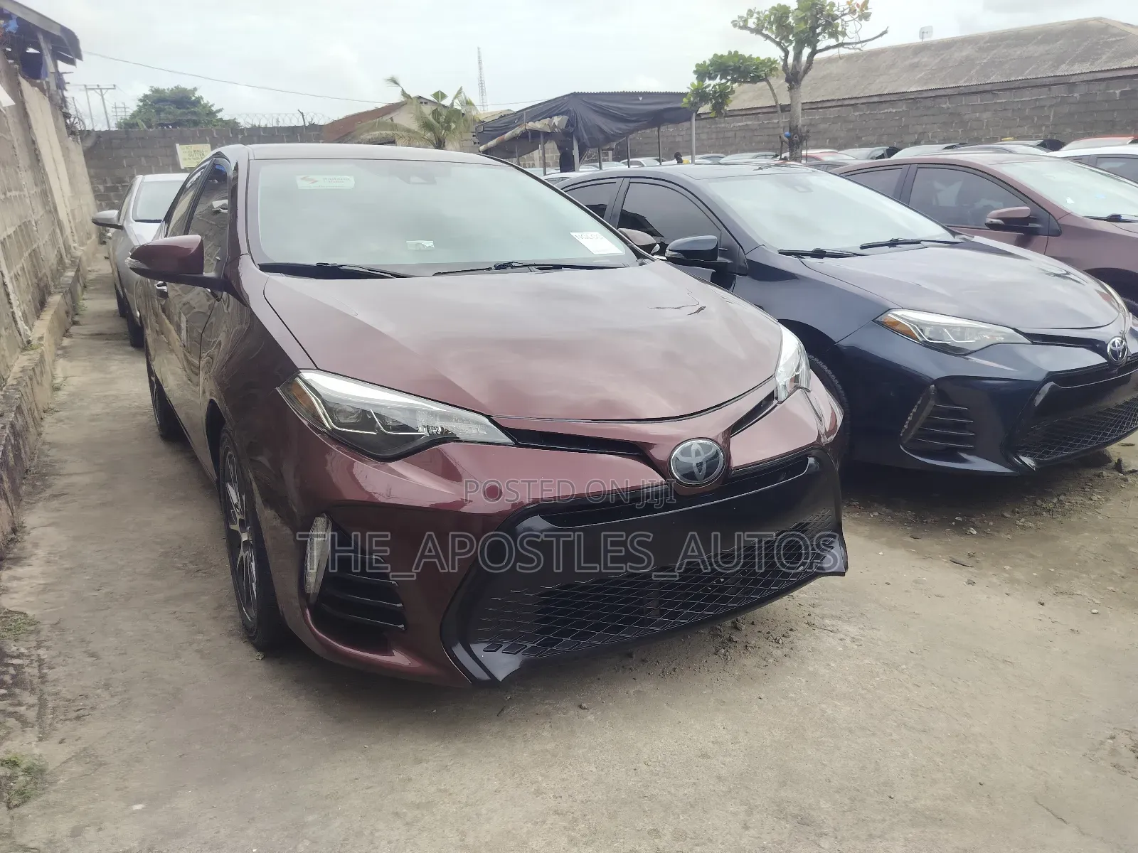 Toyota Corolla SE (1.8L 4cyl 6M) 2018 Burgundy