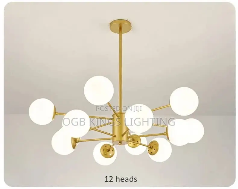 Modern Glass Led Chandelier Lighting Ceiling Chandeliers Light