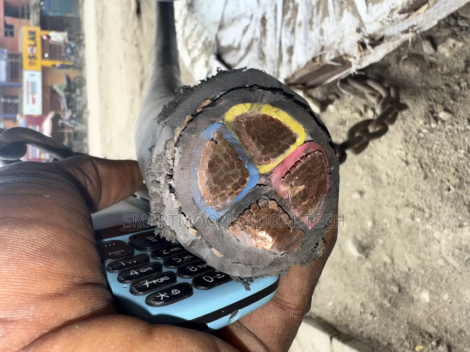 150mm 4core Armored Cable , Flat Armored Cable