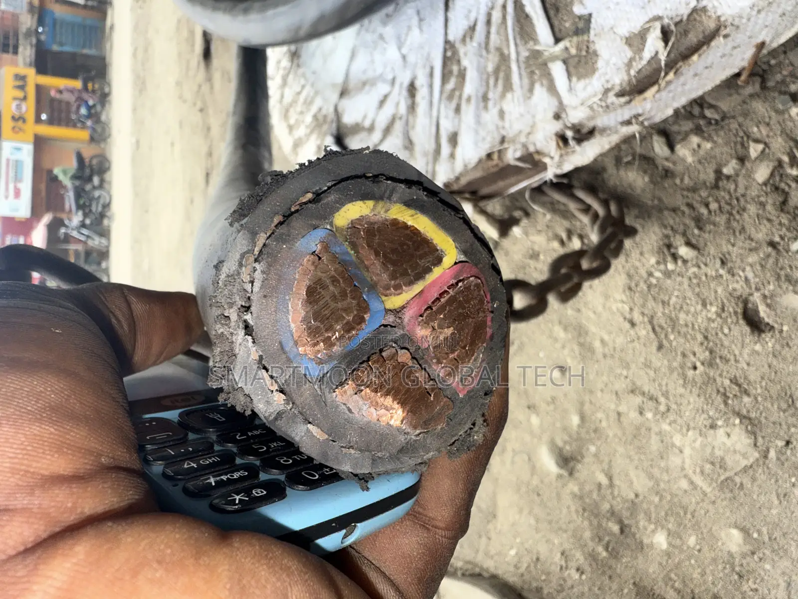 150mm 4core Armored Cable , Flat Armored Cable