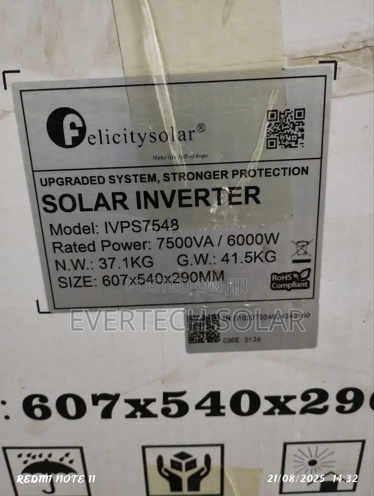 7.5kva Ivps Felicity Transformer Based Inverter