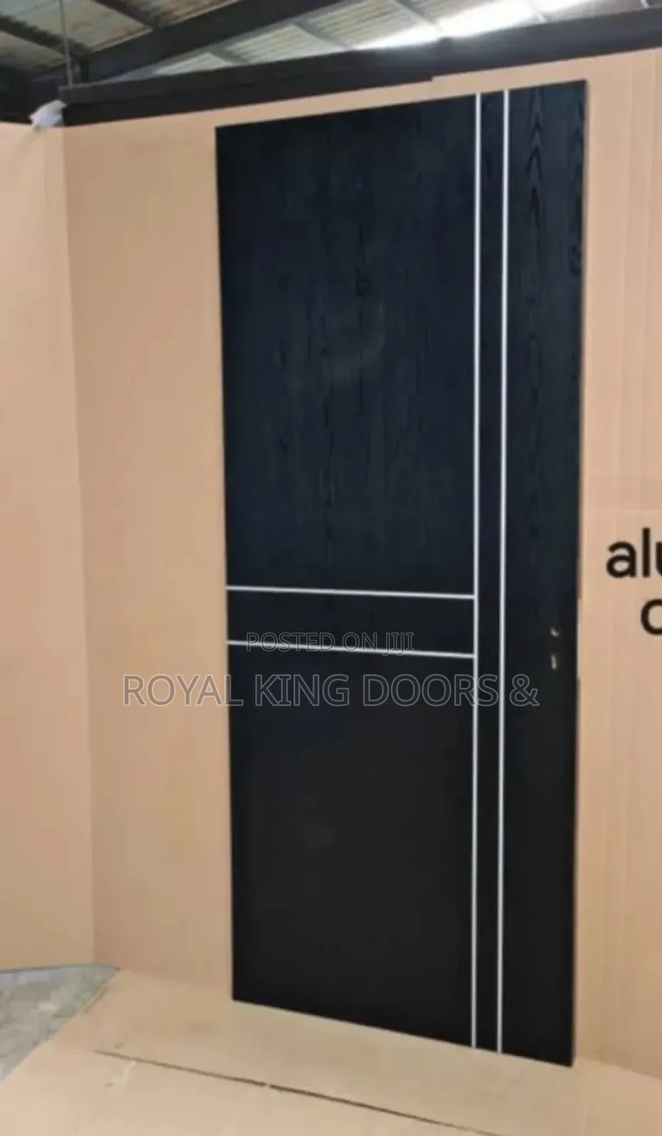 HDF Black Turkey Wooden Room Doors