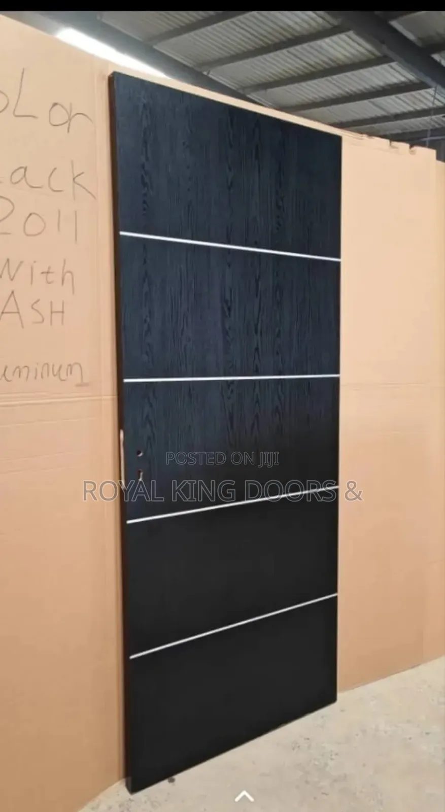 HDF Black Turkey Wooden Room Doors