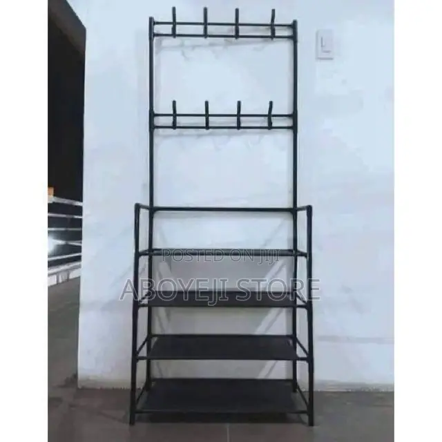 Multi-Purpose Shoe Rack/Coat Rack/Cap Scarf Bag/ Clothes Hanger-1pc