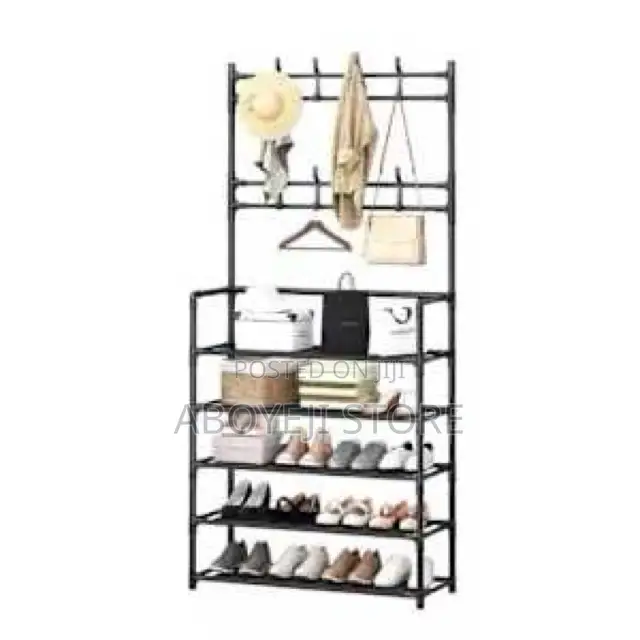 Multi-Purpose Shoe Rack/Coat Rack/Cap Scarf Bag/ Clothes Hanger-1pc