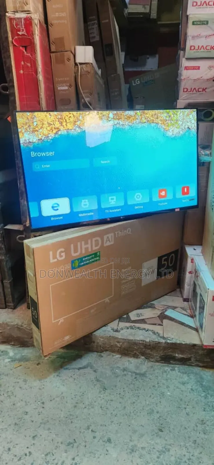 2025 Model Lg 50inches Smart Tv(Bt, Nf, Yt)