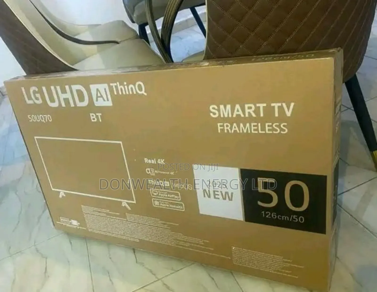 2025 Model Lg 50inches Smart Tv(Bt, Nf, Yt)