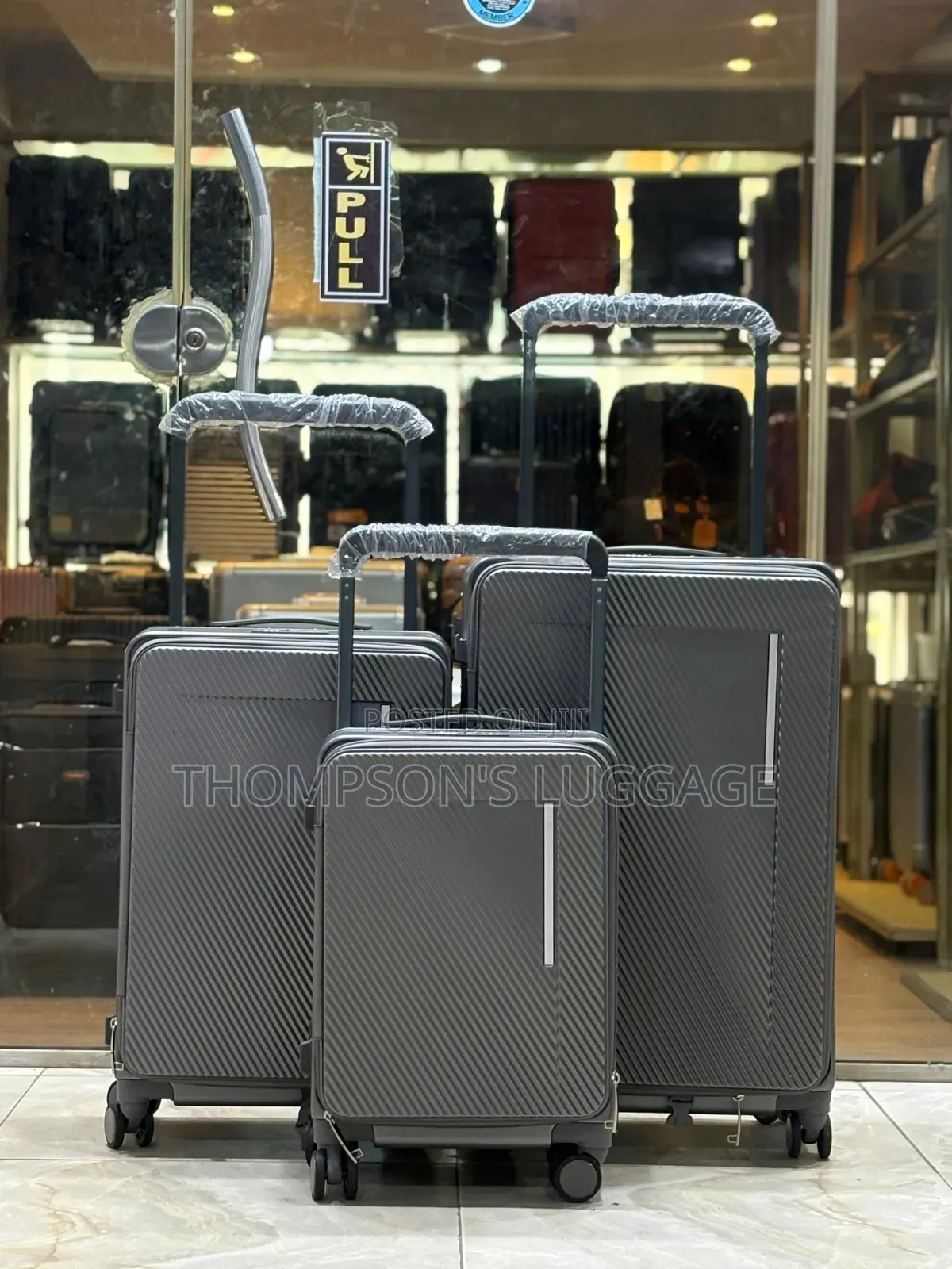 Grey Bulu Wide Poll Luggage