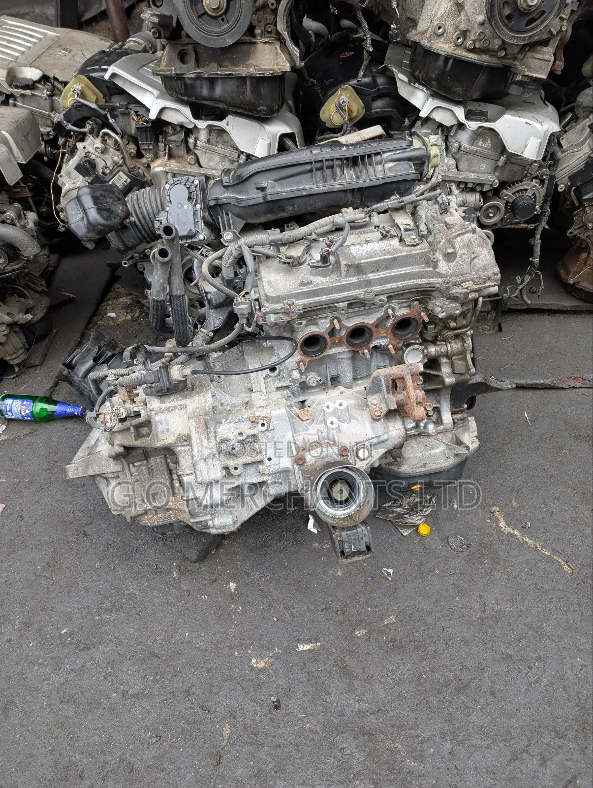 2008 Toyota Highlander 2gr Engine 13pins Gearbox 4wd Direct Tokunbo
