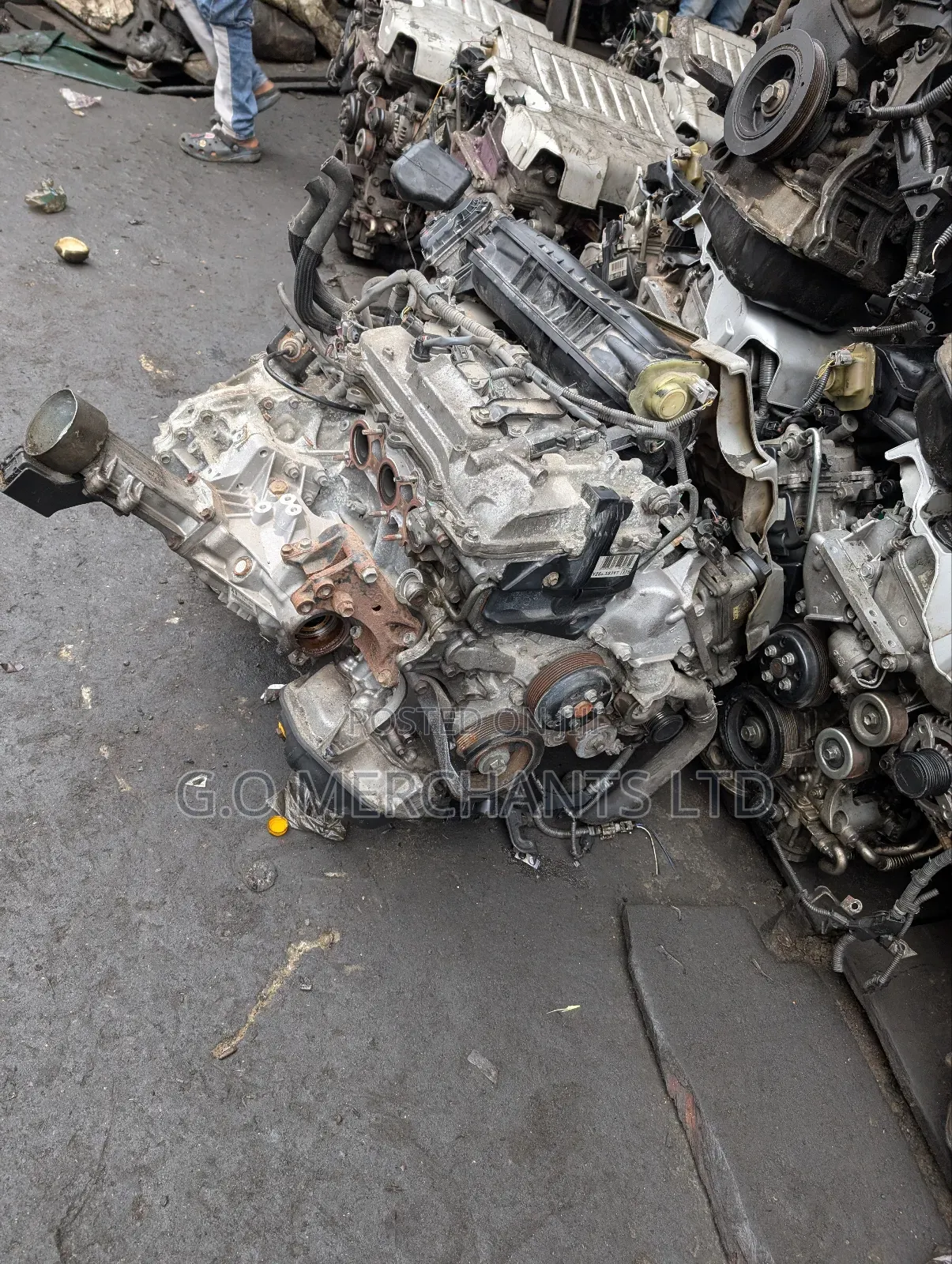 2008 Toyota Highlander 2gr Engine 13pins Gearbox 4wd Direct Tokunbo