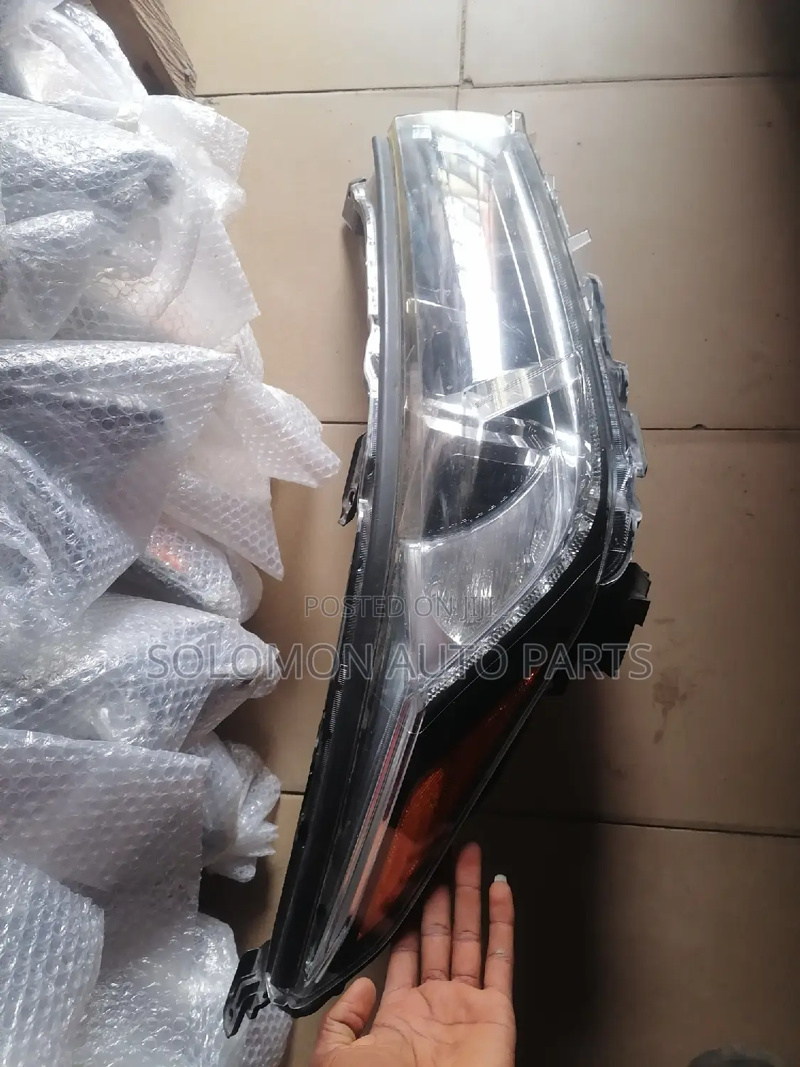 Headlight Toyota Highlander 2017 2018 2019 Belgium Passenger Side