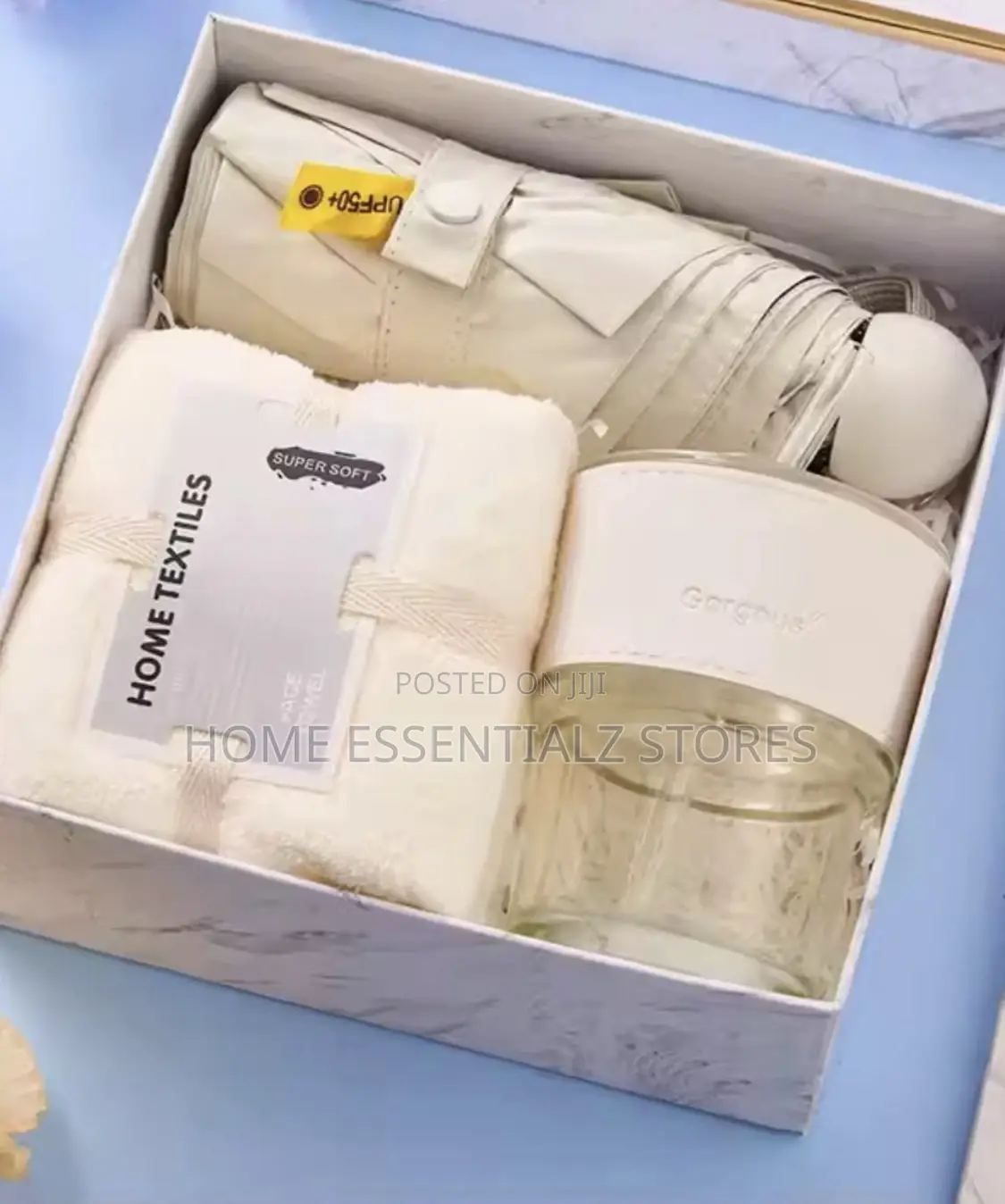 Souvenir Gift Box Items - Umbrella Cup Towel Fan