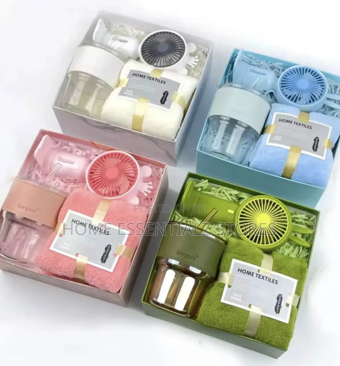 Souvenir Gift Box Items - Umbrella Cup Towel Fan