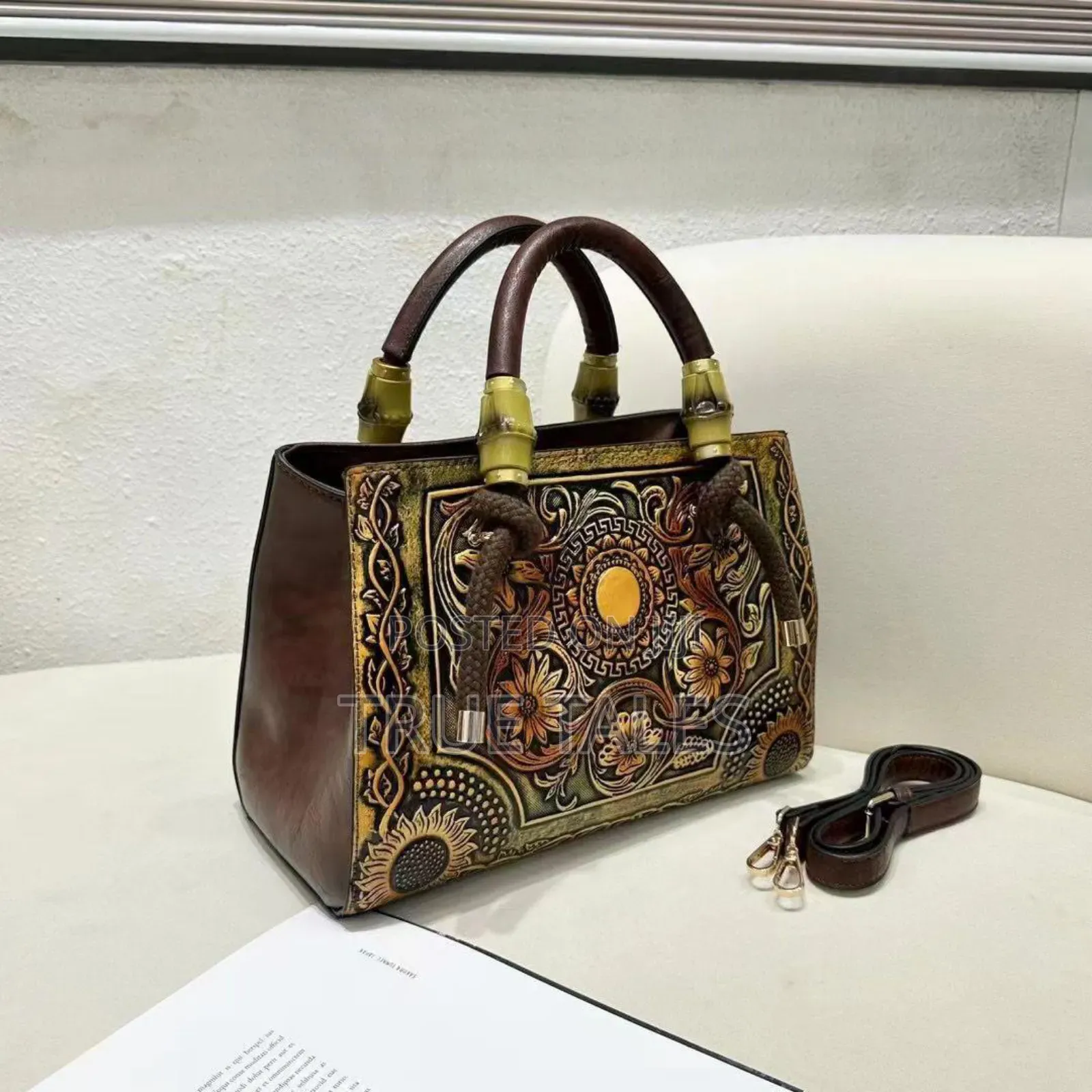 Big Genuine Leather Ladies Handbags