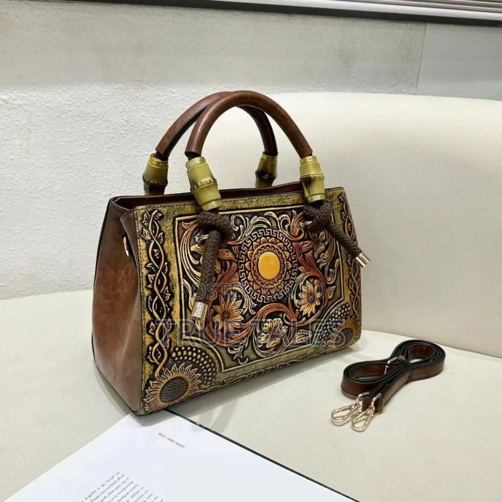 Big Genuine Leather Ladies Handbags