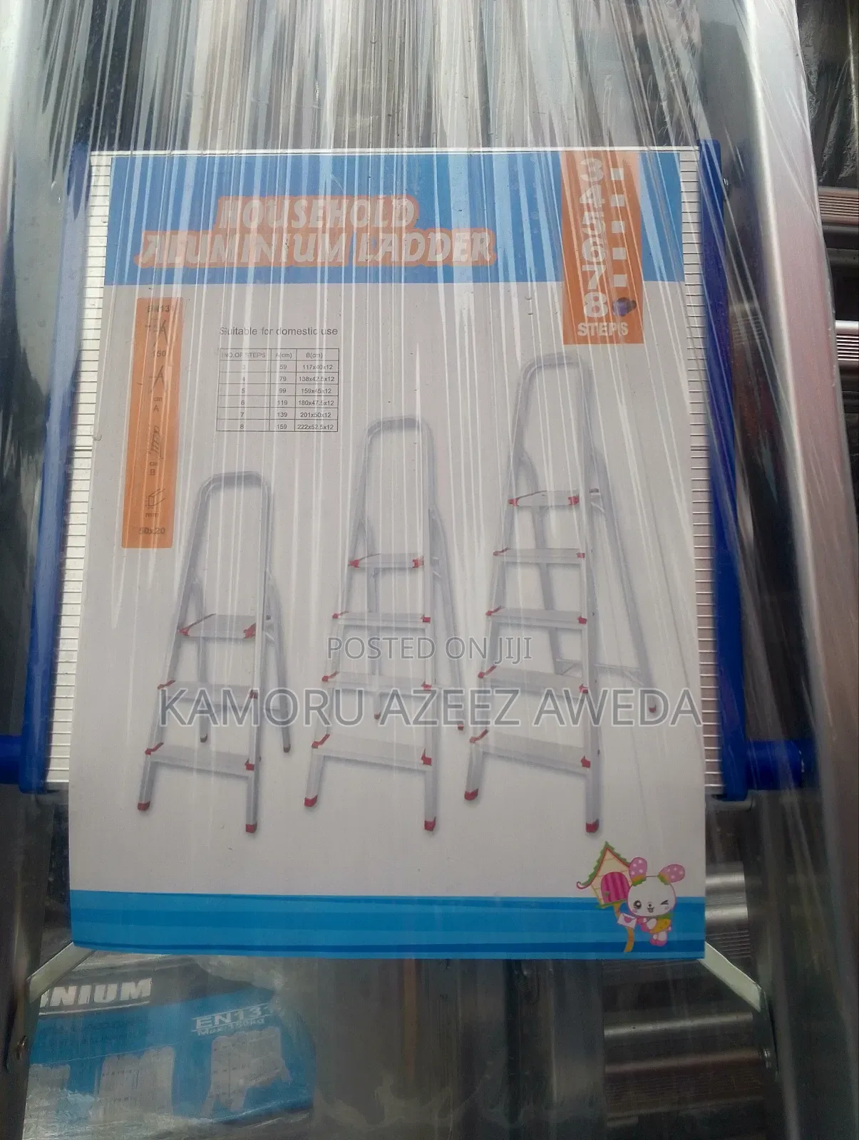 Aluminum Ladder 8stenp Original