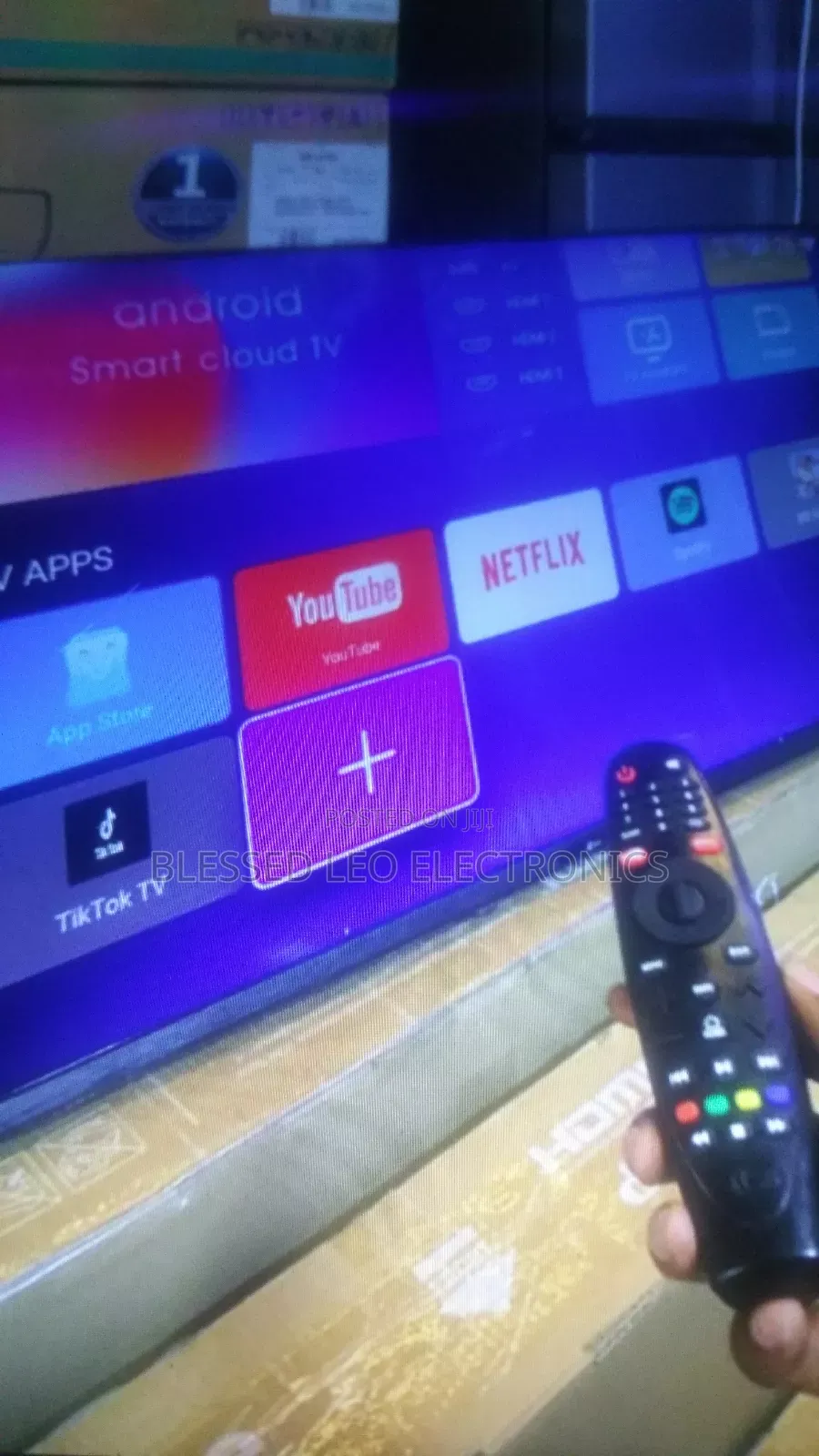 50 Inches With Unique and Sharp Building Showcase Tv