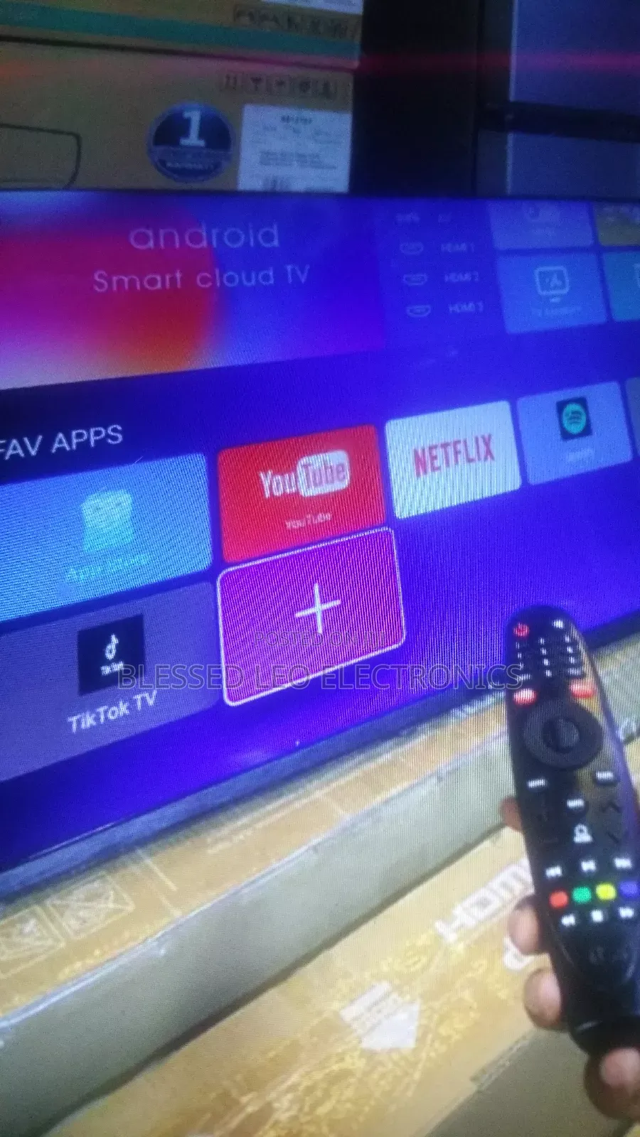 50 Inches With Unique and Sharp Building Showcase Tv