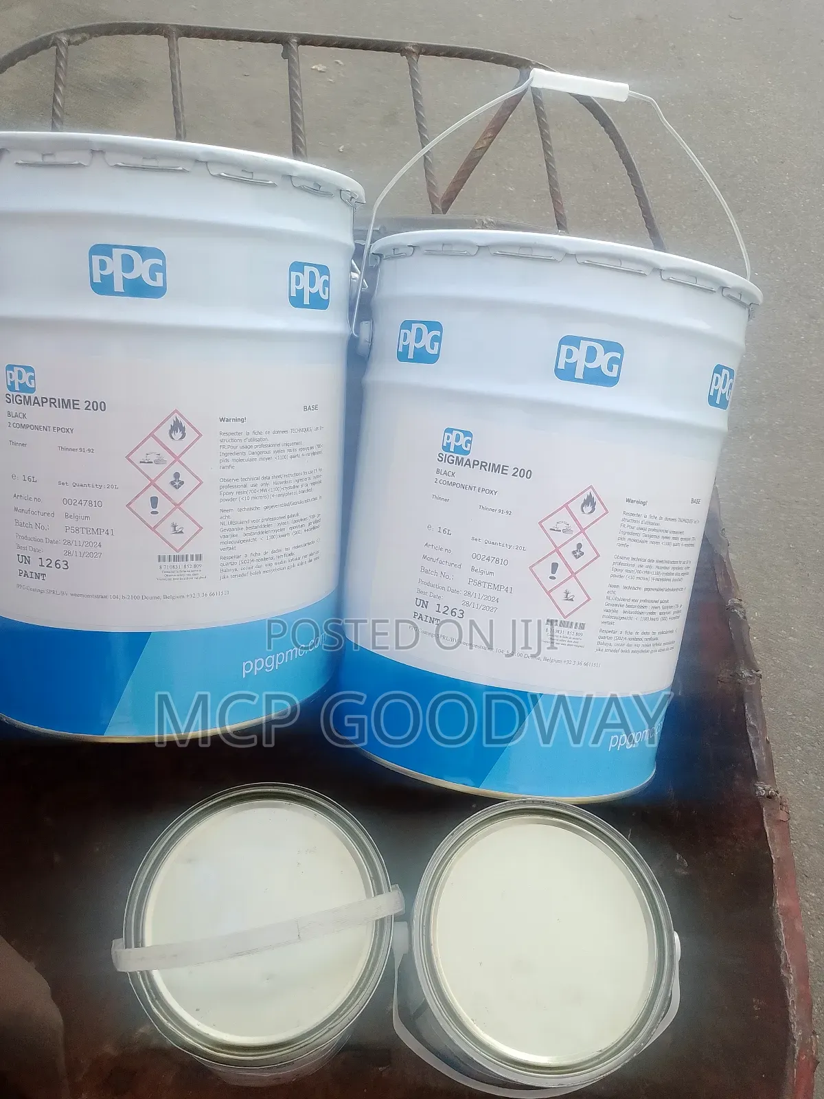 Marine Paint / Sigmaprime 200 Black PPG