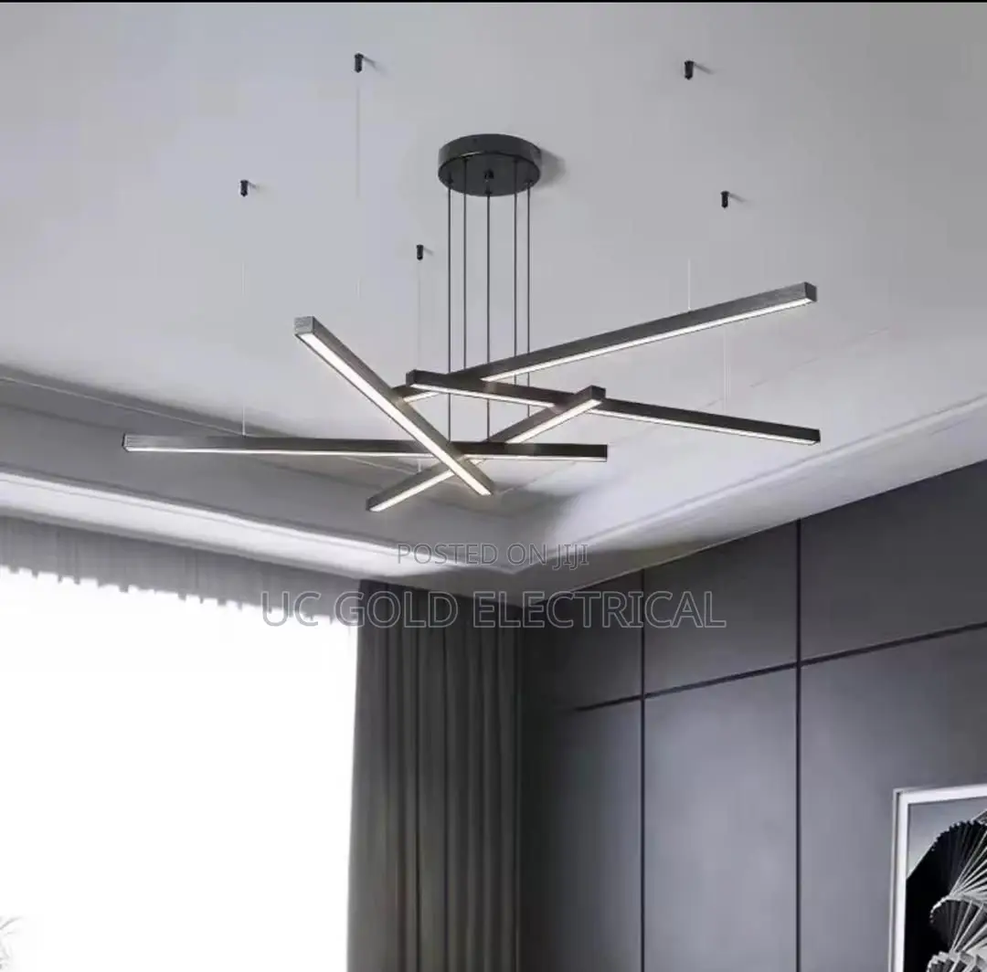 Modern Minimalism Strip Form Chandelier Forliving Dining Room Pendant