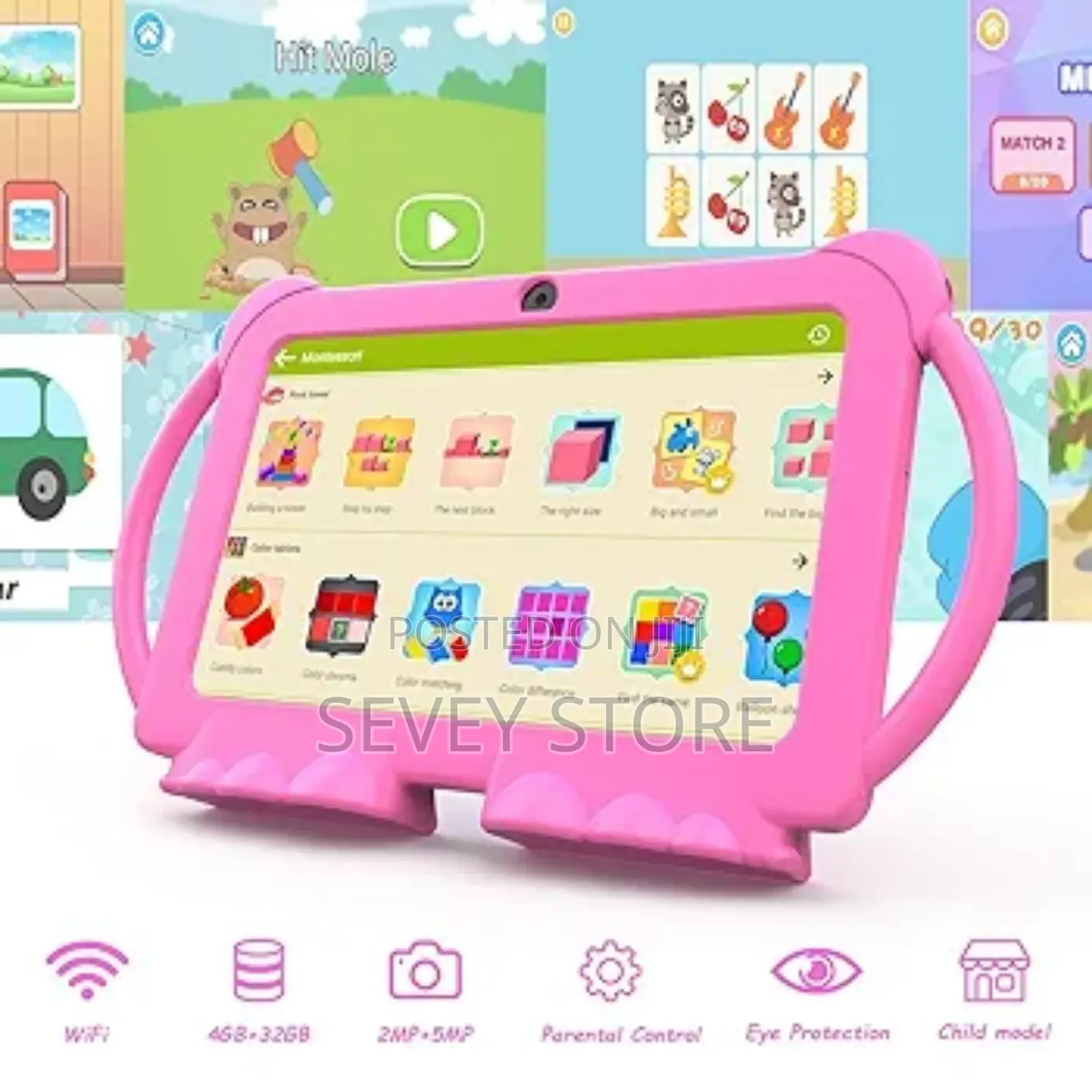 7 Inch Tablet for Kids, 4gb Ram 32gb Rom Toddler Tableta With Case