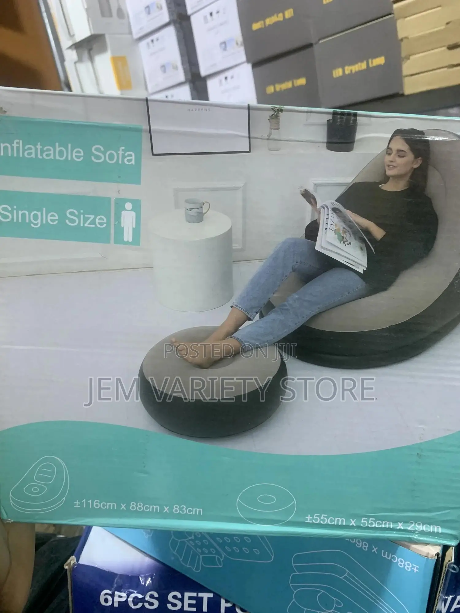 High Quality Luxury Inflatable Air Sofa Leg Rest