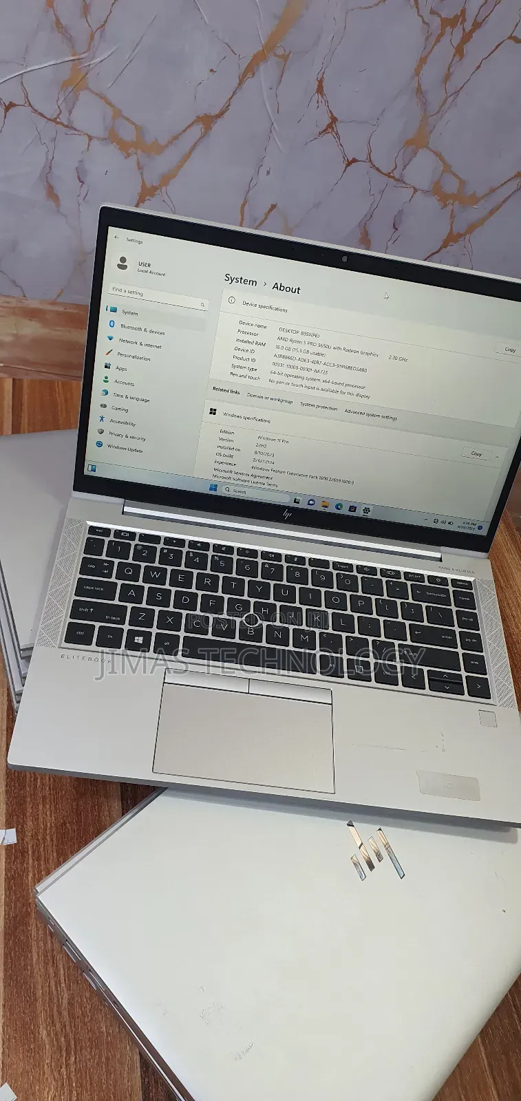 Laptop HP EliteBook 845 G8 16GB AMD Ryzen 5 SSD 256GB