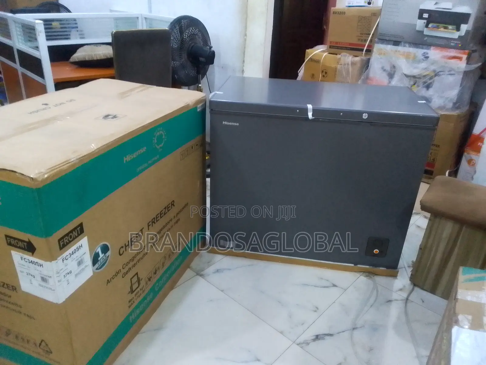 Original Hisense Freezer 250l With Warranty