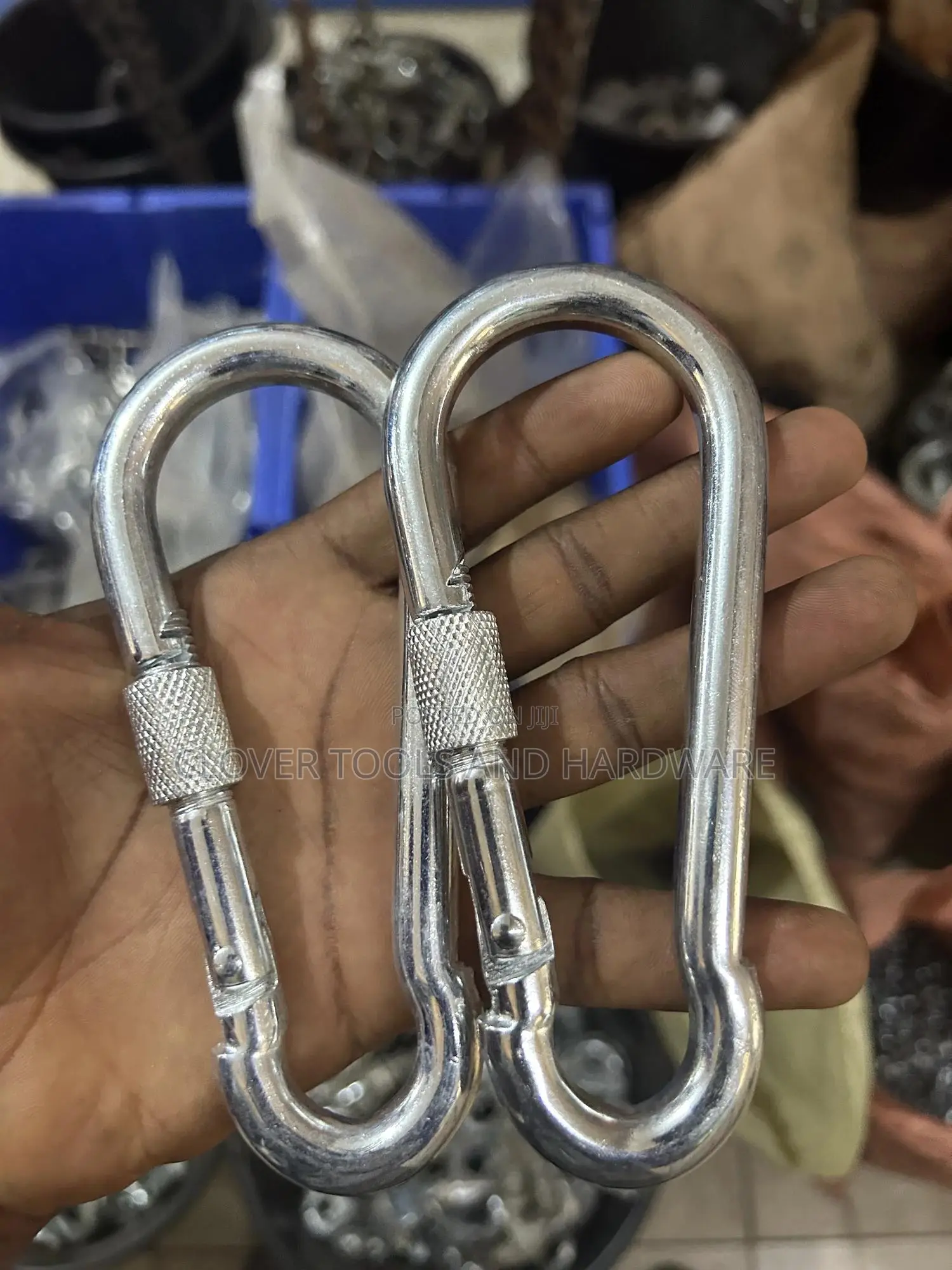 Snap Hook With Screw/Carabiner Stainless Steel Nickle