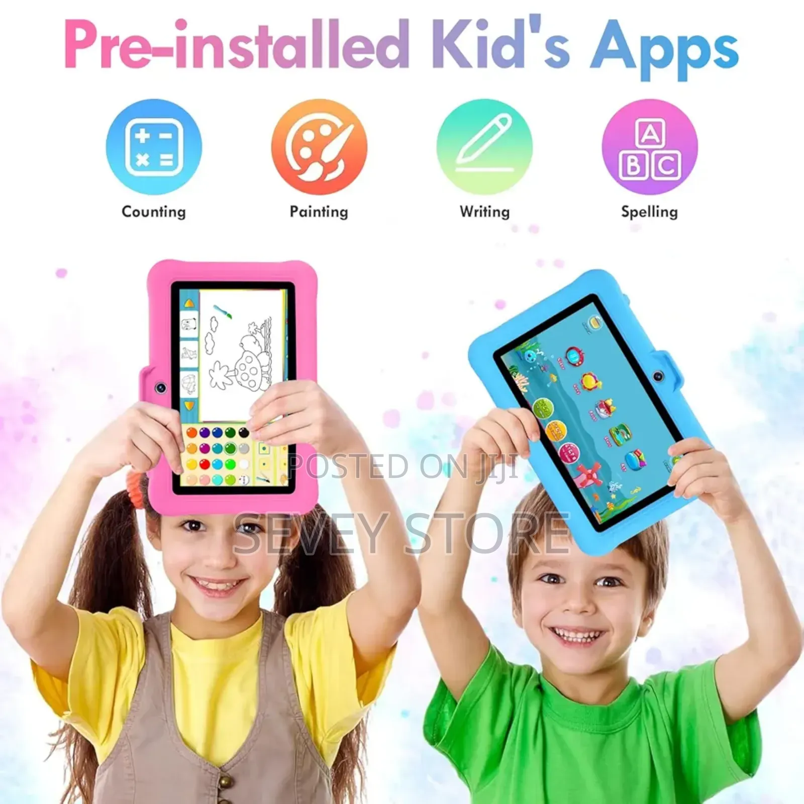 Kids Tablet 7 Inch Android 13 Tablet for Kids (Ages 2-14),8gb Ram 64gb
