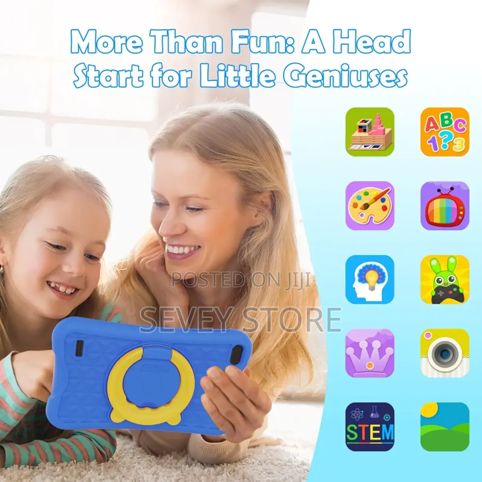 7inch Android Kids Tablet, 4gb Ram+32gb Rom, Quad-Core Cpu, 3000mah