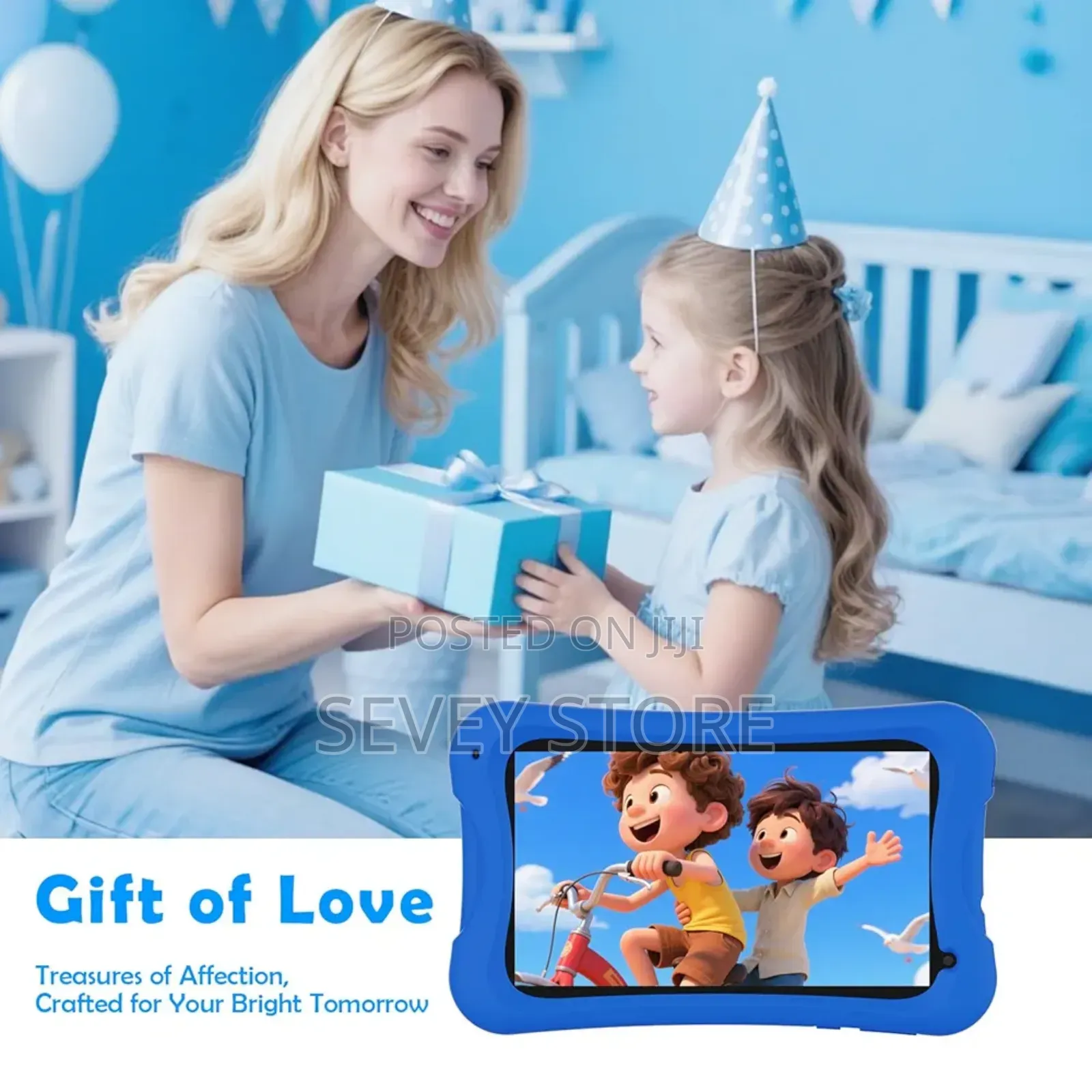 7inch Android Kids Tablet, 4gb Ram+32gb Rom, Quad-Core Cpu, 3000mah
