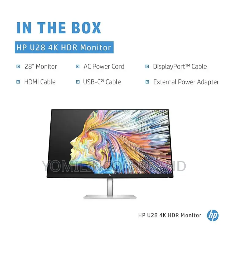 Hp U28 HDR Monitor, Uhd