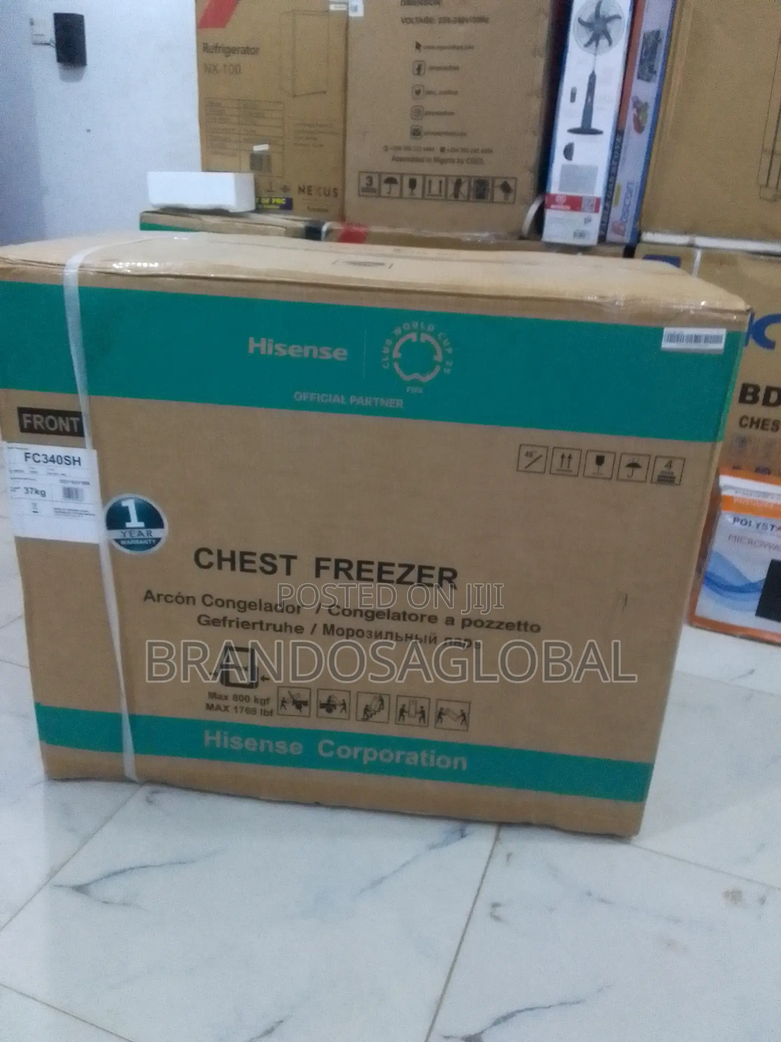Original Hisense Chest Freezer – 250l Size