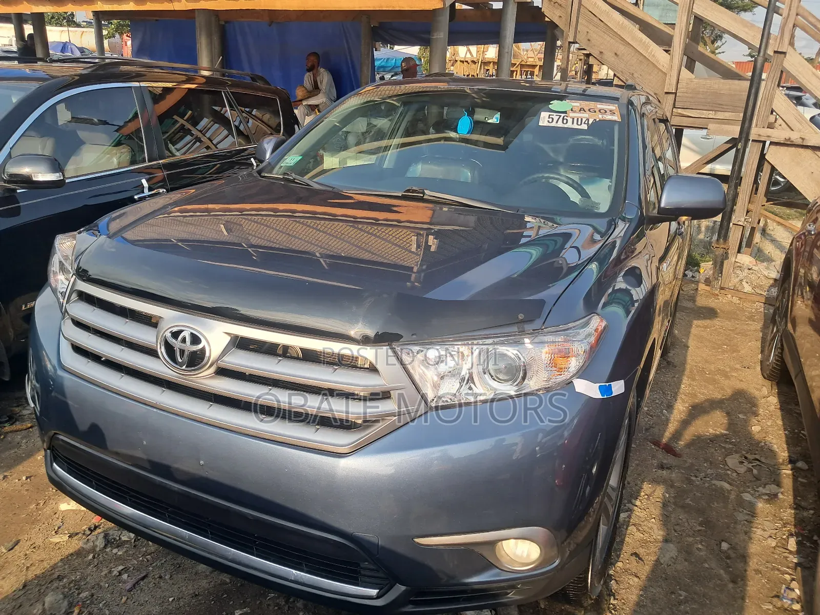 Toyota Highlander Limited 3.5l 4WD 2013 Blue