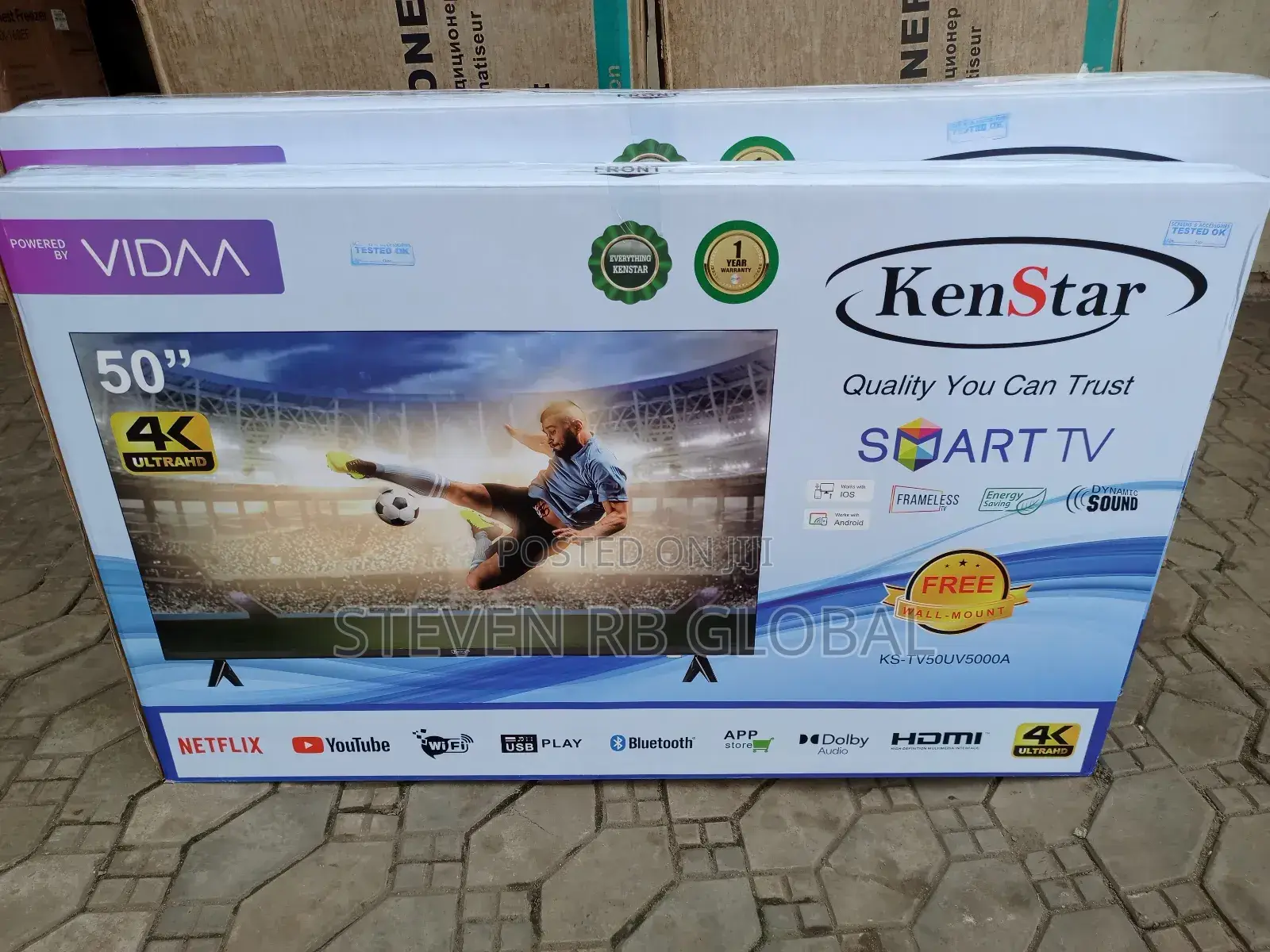 Kenstar 50 Inches Smart Tv Ks-Tv50uv5000a