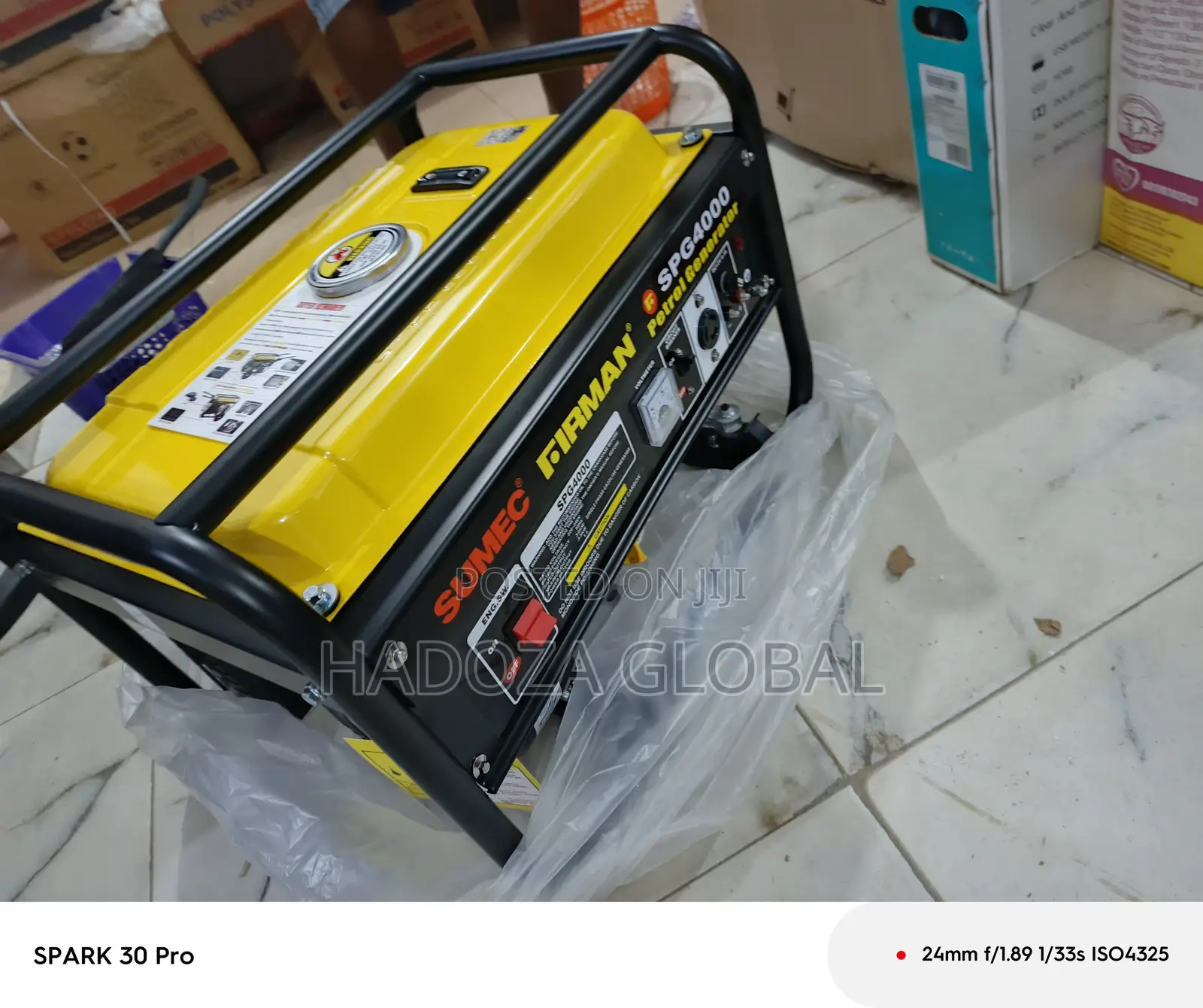 100% Copper Sumec Firman Generator – Model Spg4000