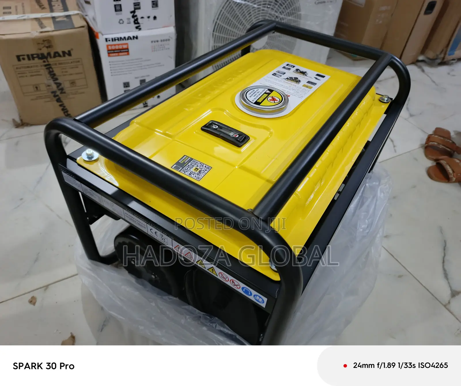 Reliable Firman Spg4000 – 3.3kva Generator With Manual Starter