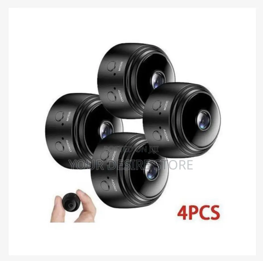 4pcs Mini Wifi Ip Camera Hidden Built-in Battery Cctv Wireless