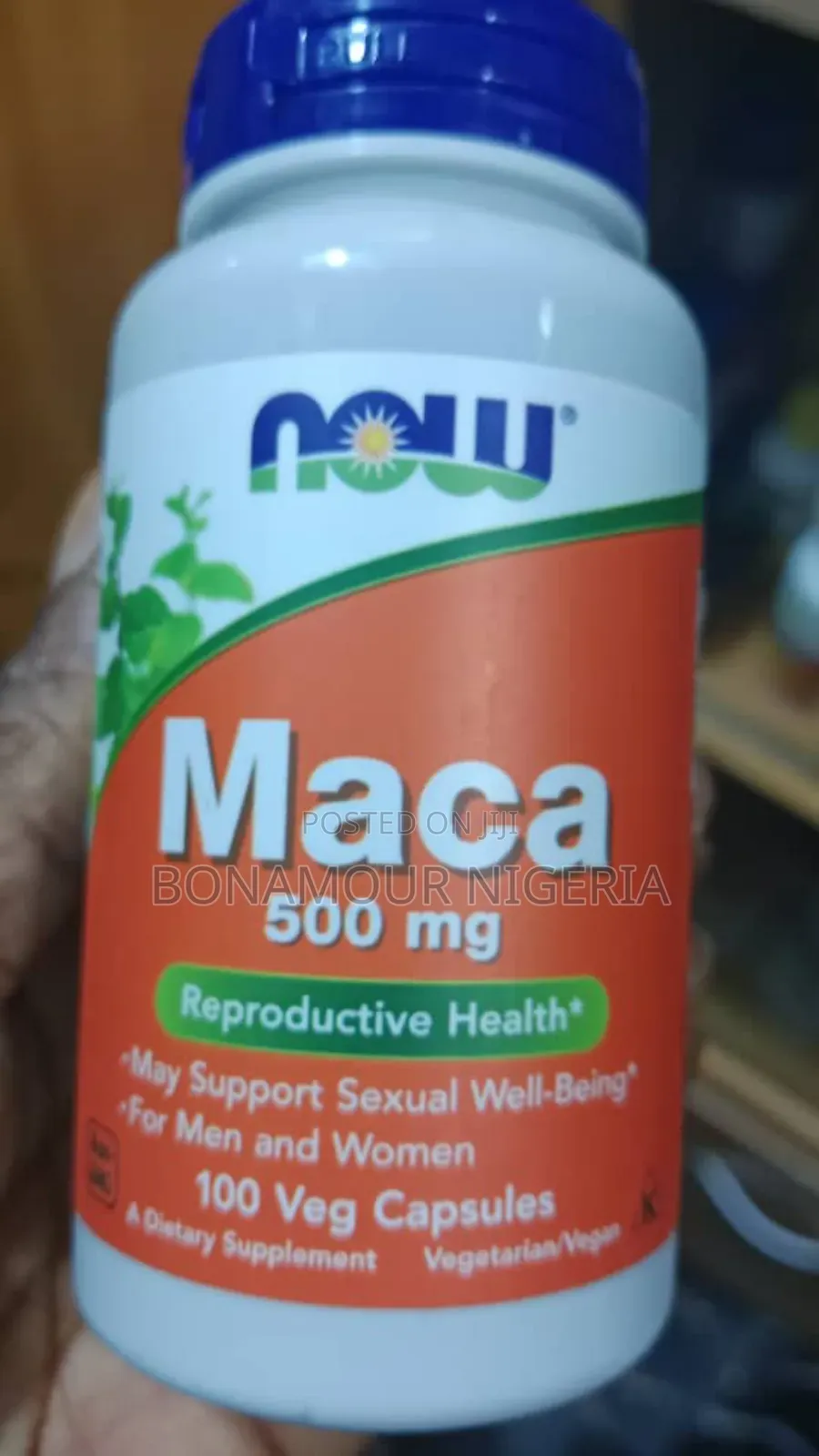 Now Maca 500mg X100 Veg Caps