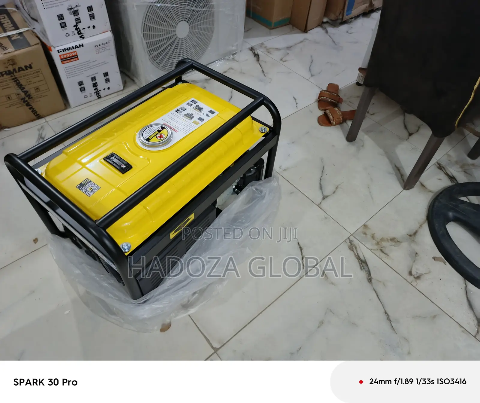 Firman Spg4000 Generator – 100% Copper Manual Type