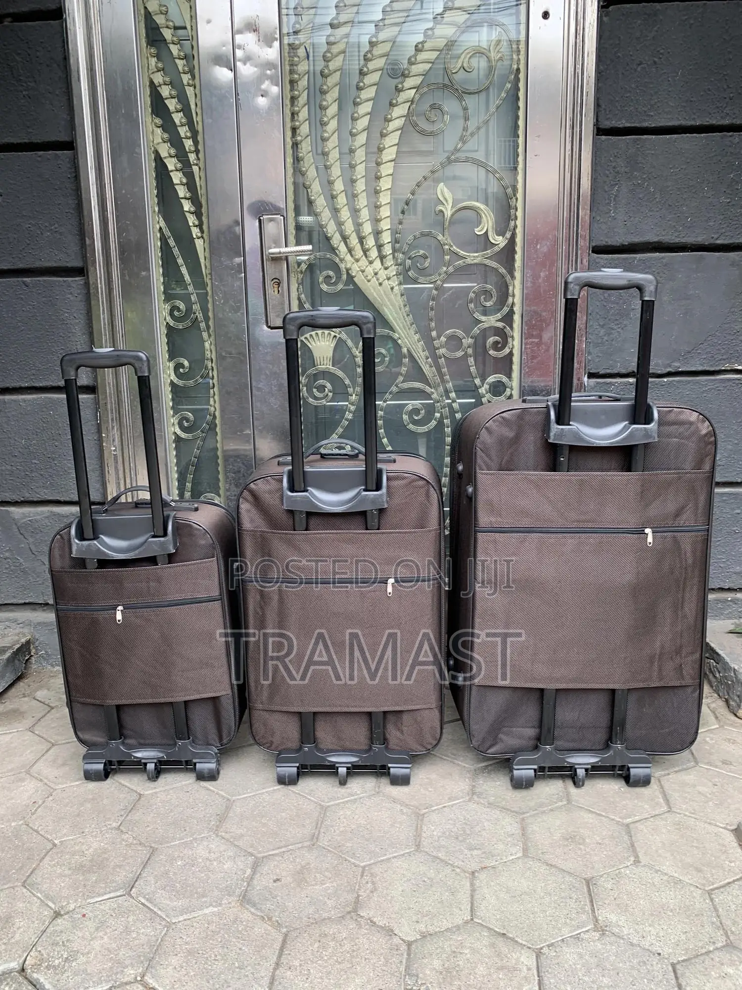 Pologood 3-set Travel Luggage (Brown)
