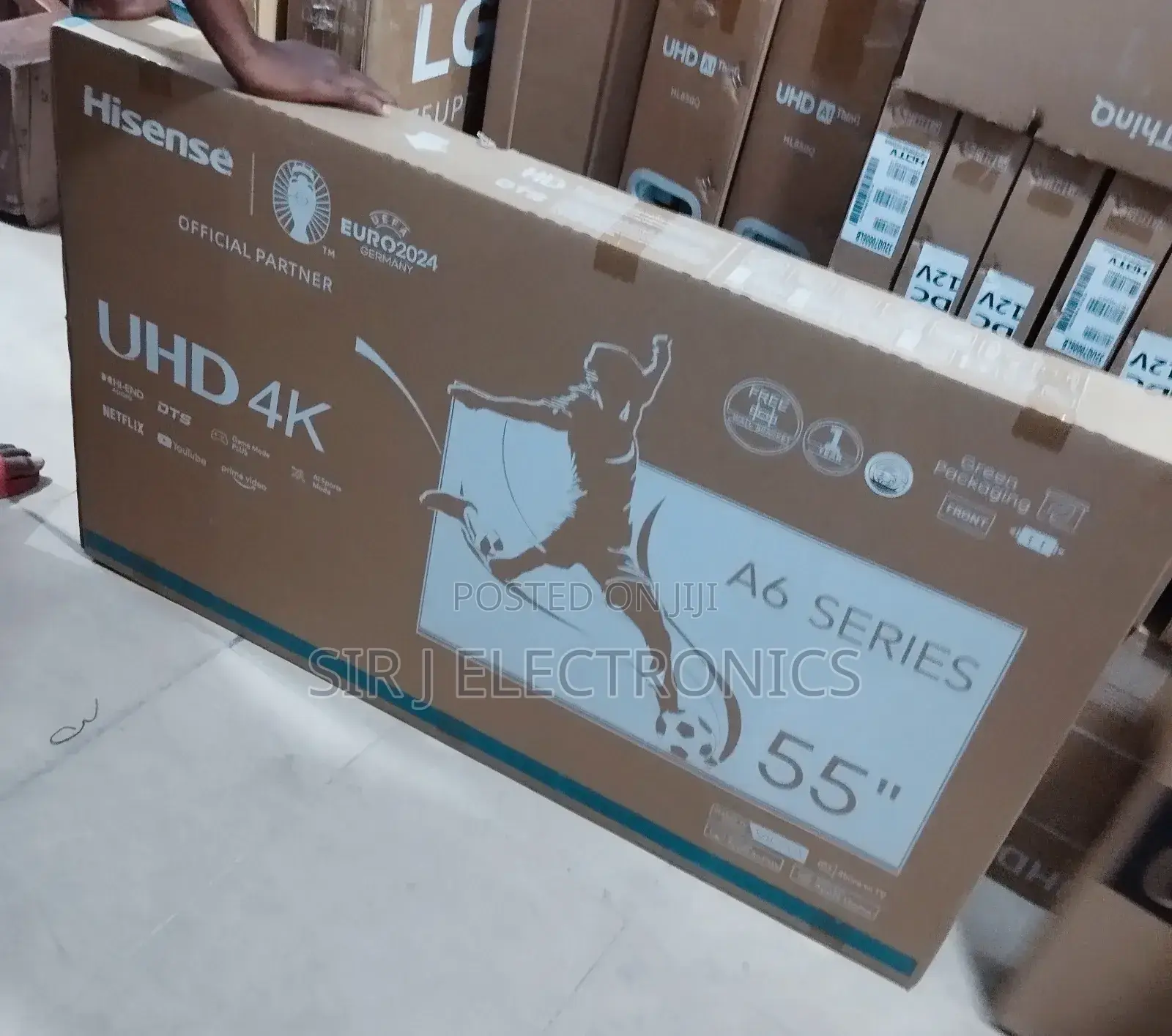 Hisense 55" 4k Uhd Smart Tv + Netflix + Youtube + Bluetooth + Warranty