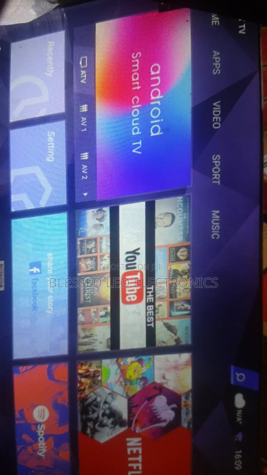 Lg 50inches With Building Showcasing Apps